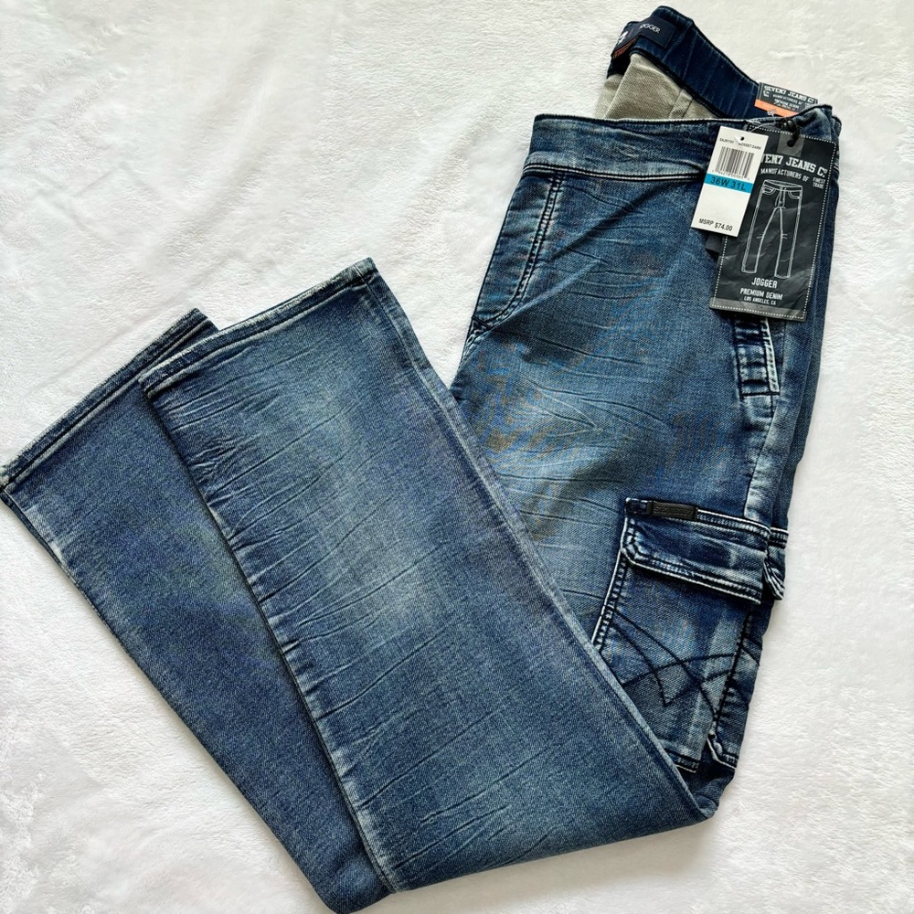 SEVEN7 Able Adaptive Slim Straight Seated Jogger Jeans--NWT—36